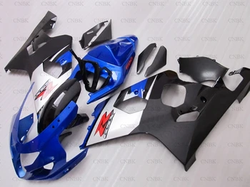 

Full Body Kits for GSXR 750 05 GSXR750 Motorcycle Fairing 2005 GSX R 750 Full Body Kits 2004 - 2005 K4 Blue Black White