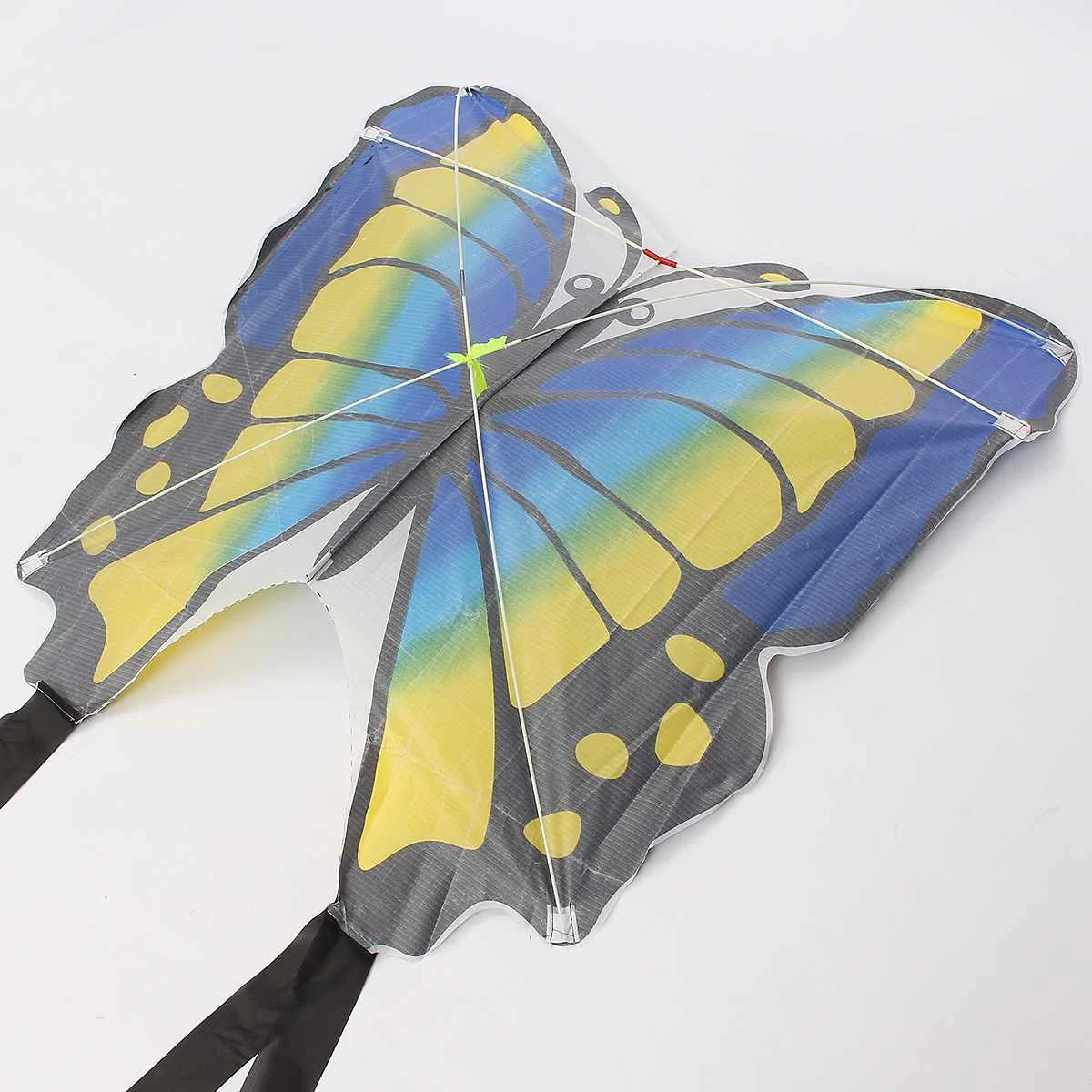 LBLA 1Pc Outdoor Butterfly Foldable Children Kite Easy To Fly Chemical Fiber Cloth Red Blue Gift Funny Sport Playing Toys