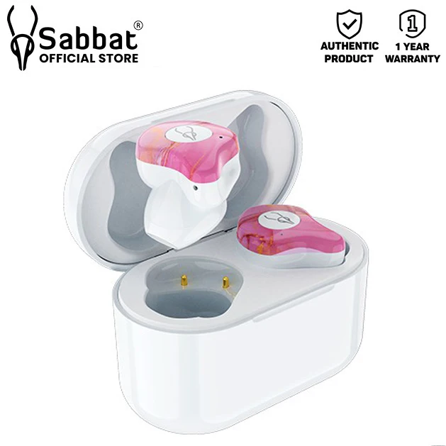 Sabbat X12 Ultra Marble Series True Wireless Earbuds Bluetooth 5.0 TWS Hifi Earphones with FREE Case | Электроника