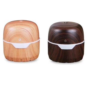

300ML Ultrasonic Essential Oil Diffuser USB Air Humidifier Home Office Water Mist Maker Wood Grain Electric Aroma Diffuser
