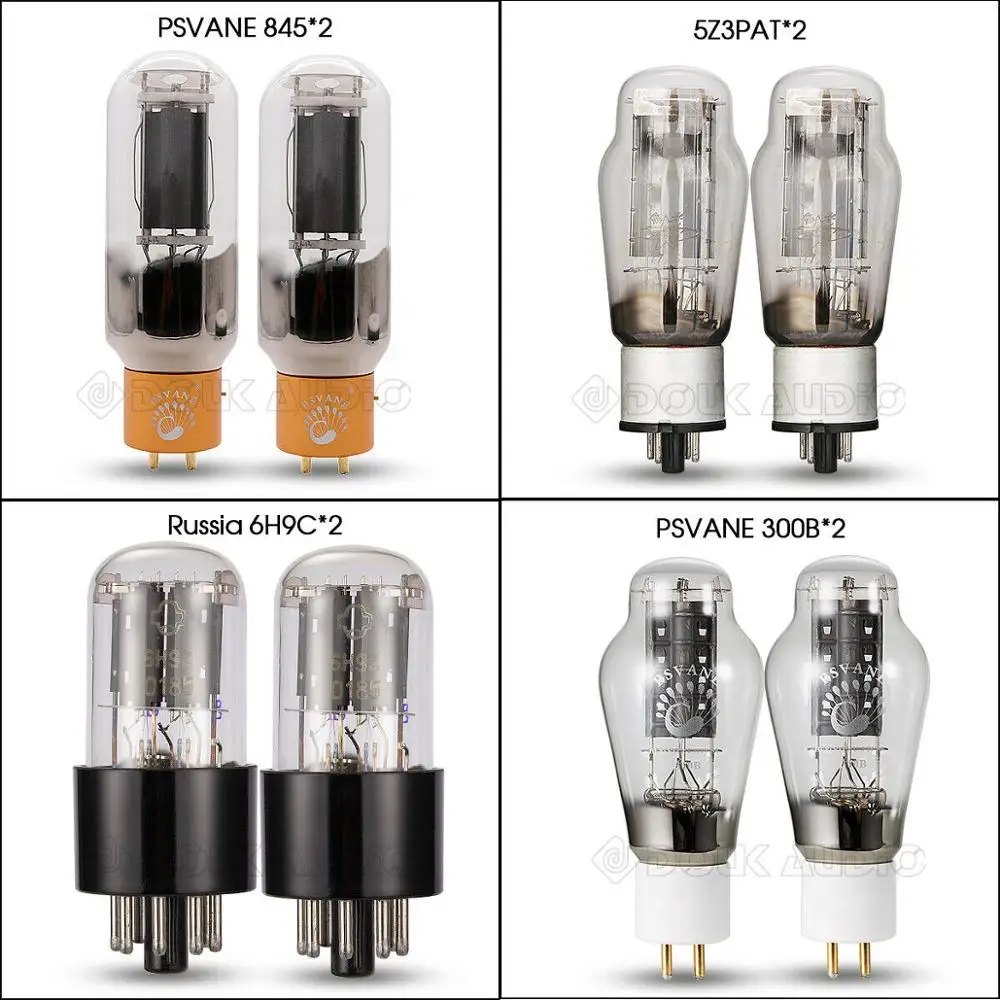 Douk аудио HiFi 300B нажимная 845 клапанная трубка стерео усилитель класс А стерео Сплит SRPP одноконцевый класс А усилитель мощности 60 Вт