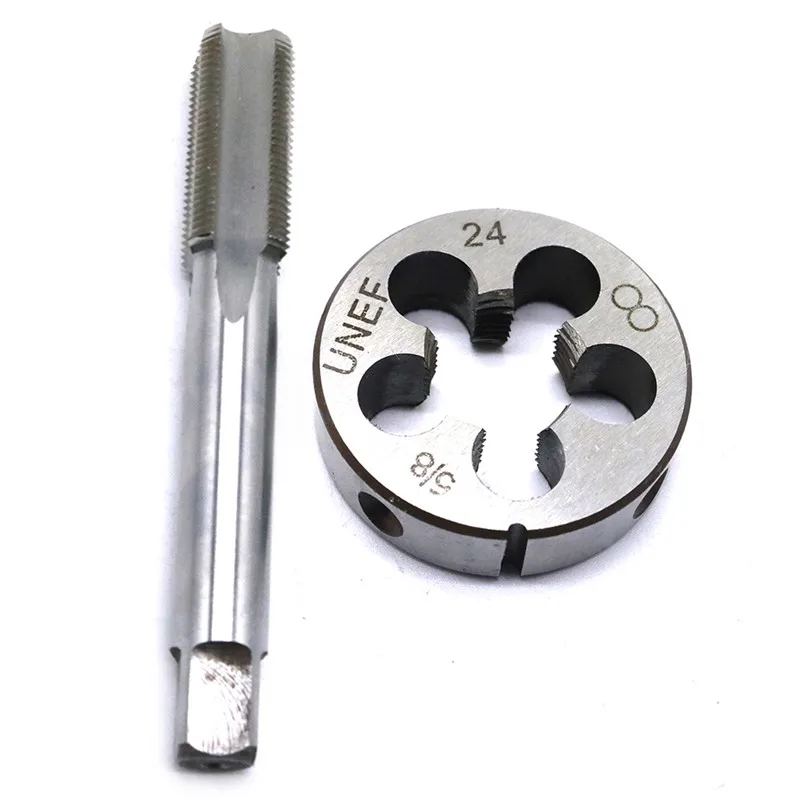 5/8"-24 (5/8x24) UNF HSS High Speed Steel Threading Thread Tap and Die Set thread tap and die set