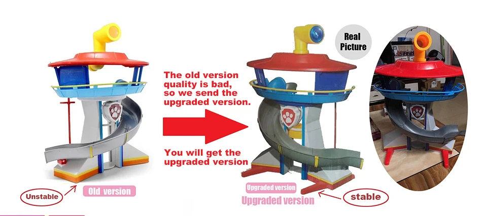 Все paw patrol автобус смотровая башня с музыкальными фигурками patrulla canina paw patrol игрушки для детей рождественские подарки