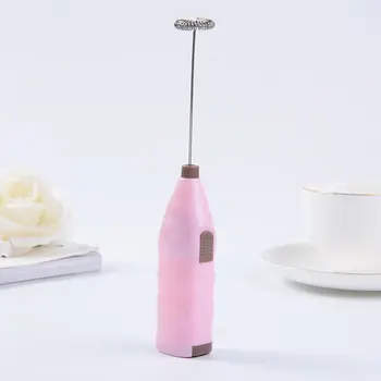 

Stainless Steel Electric Egg Beater Coffee Blender Handle Abs Milking Machine Mini Eggbeater Kitchen Gadget For Milk Tea Mixer