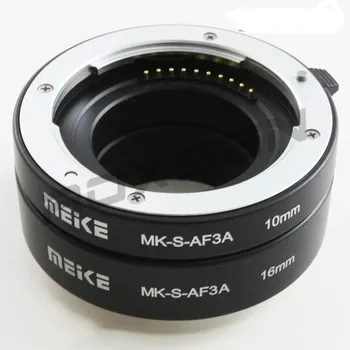 

Meike Metal Auto Focus Macro Extension Tube 10mm 16mm for Sony NEX E mount nex7 a7 a7r a7r2 a9 a5000 a6300 a6500 camera