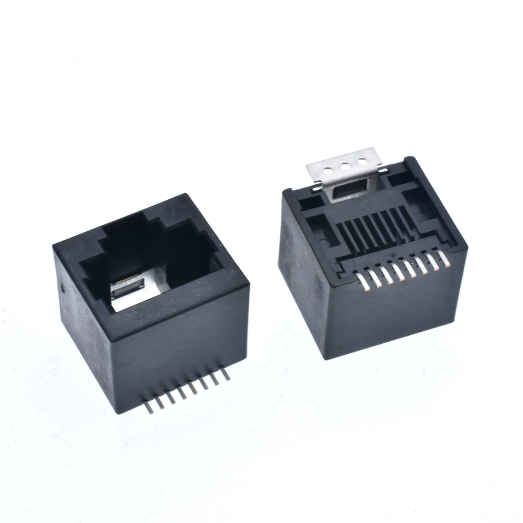20 шт. RJ45 SMD Сетевая розетка 8P8C 180 градусов вертикальный сетевой порт разъем|patches