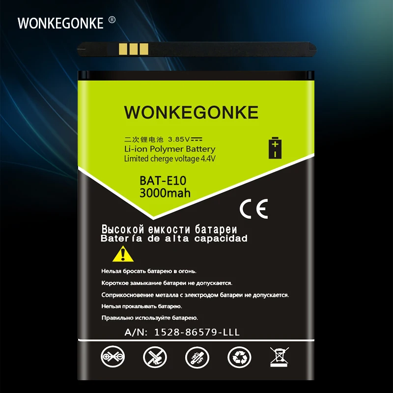 WONKEGONKE BAT-E10 (1ICP4/58/71) ICP9375870L1 Батарея для acer жидкости Z530 LTE T02 Z530S литий-полимерные