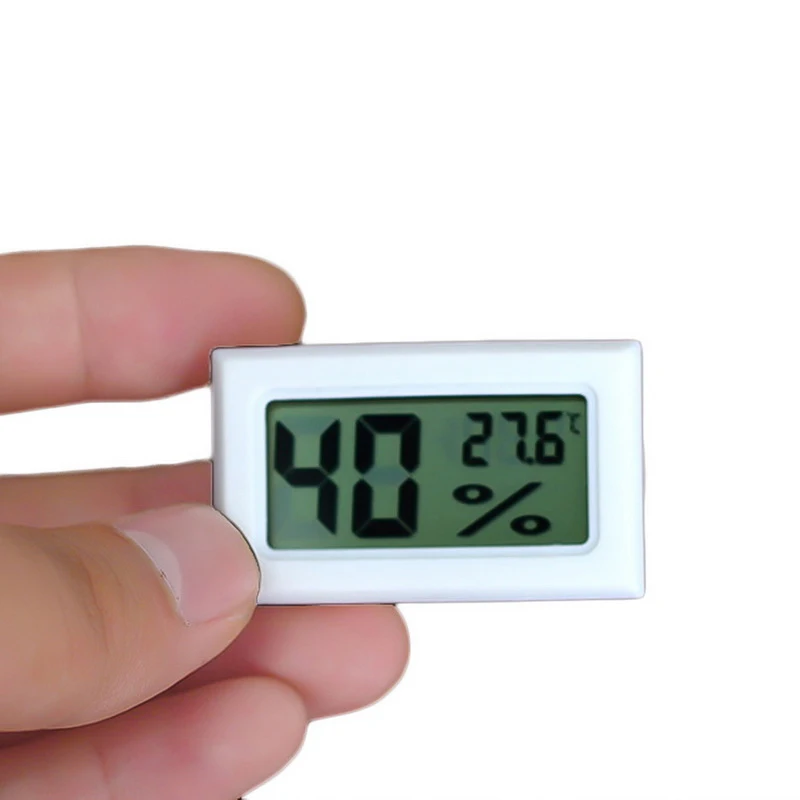 

Hoomall 1Pcs Mini LCD Digital Thermometer Hygrometer Portable Sensor Fridge Temperature Humidity Meter Detector Gauge