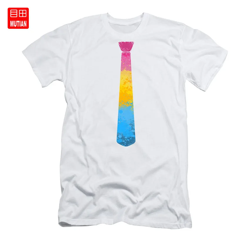 Pansexual рубашка Pride Tie With Flag футболка забавный подарок кляп розыгрыш милые животные