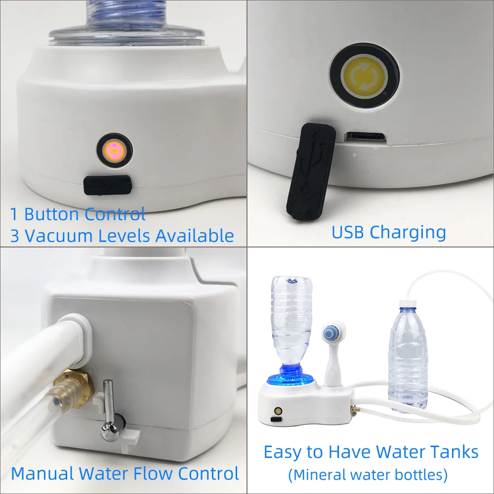 Hydro Dermabrasion Aqua Peel Electric Facail Skin Clean Tool Rechargeable Vacuum Face Blackhead Acne Pore Deep Cleaning Cleaner