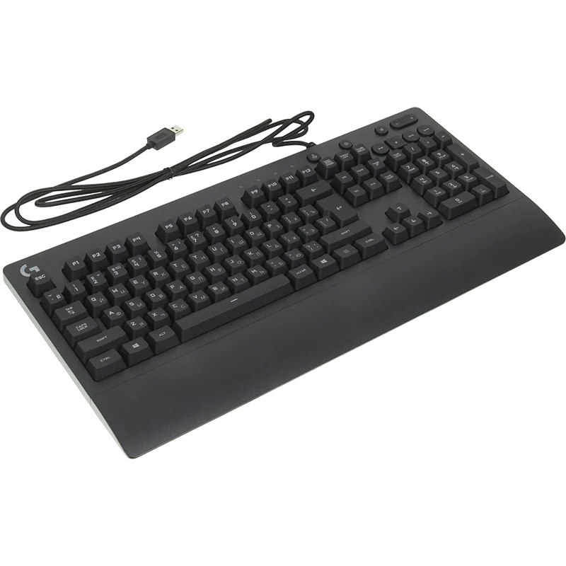 Клавиатура Logitech G213 Prodigy RGB черный USB Multimedia for gamer LED
