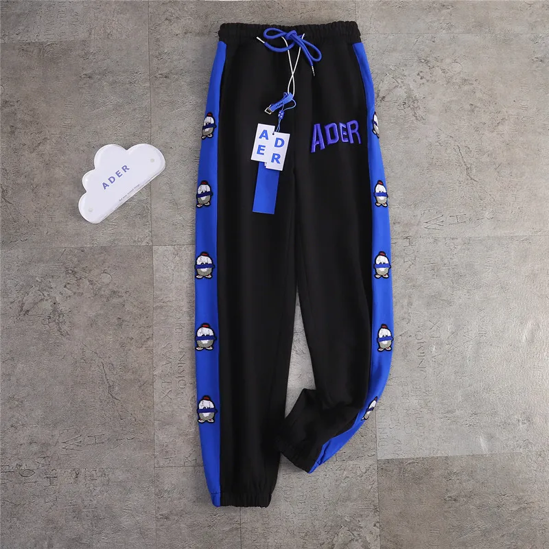 ADER ERROR Men's Pants Autumn Winter Sweatpants Couple Models Letter Embroidery Drawstring Trousers Streetwear Jogging Pants white harem pants