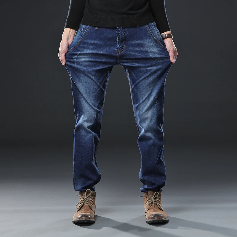 branded style double pocket solid denim