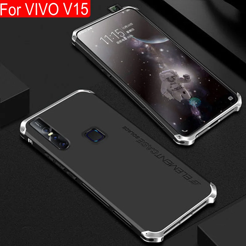 Металлический каркас для телефона Крышка для VIVO V15 v15 тонкий жесткий алюминиевый Гибридный чехол из поликарбоната для VIVO V 15 ЧЕХОЛ ДЛЯ VIVO V1 5 Funda