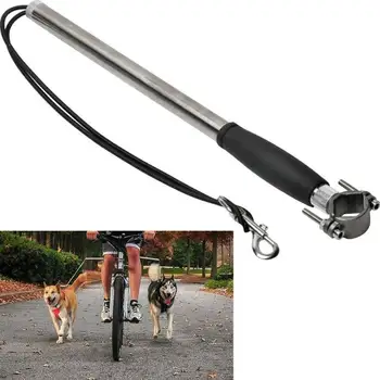 

Nylon elastic Dog Bicycle Traction Belt Rope Dog Leash Bike Attachment Pet Run Jogging Distance Keeper Hand Free Leash For Puppy