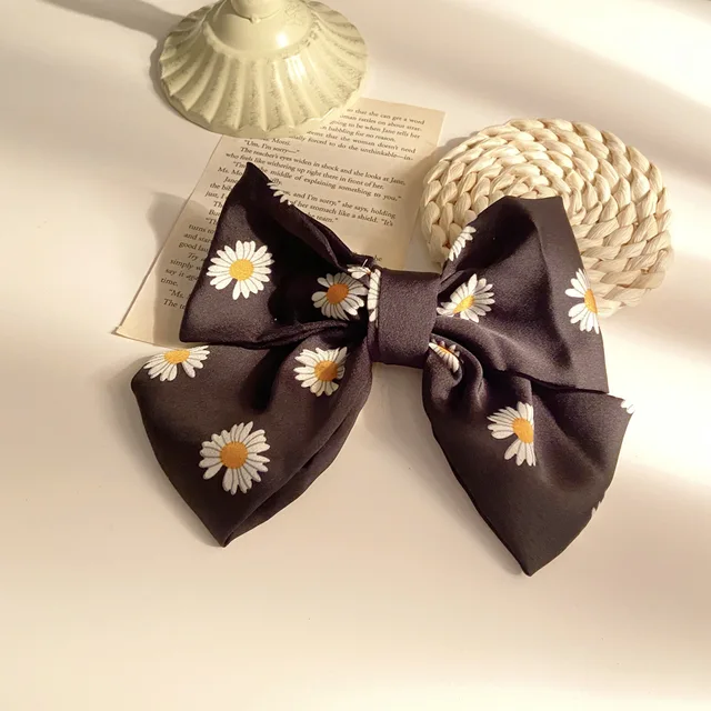 2021 Fashion Girls Retro Black Velvet Bow Hairpin Ladies Wedding Long Satin Ribbon Korean Hairpin Hair Accessories Headdress 16