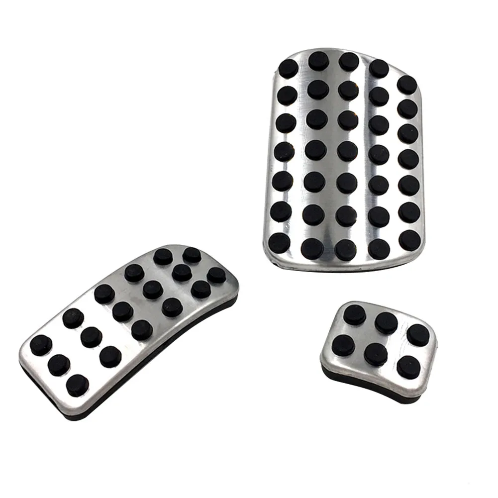 Brake Pedal Set Accessories Stainless Steel Cover Accelerator Car Non Slip Gas Replacement Foot Rest For Mercedes Vito Viano