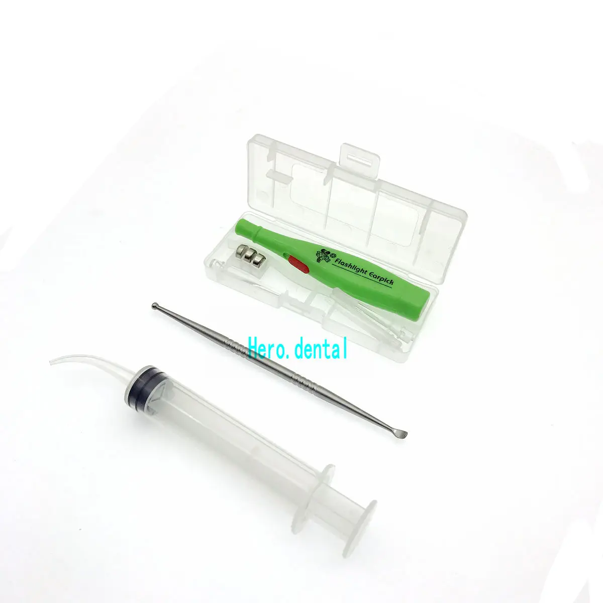 Tonsil прибор для удаления косточек комплект w/светодиодный свет и коробка+ оросительный шприц+ Премиальный инструмент