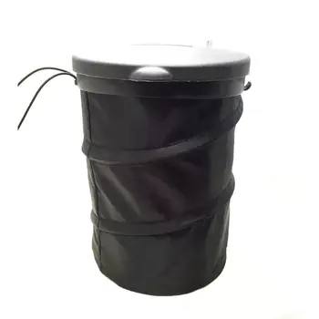 

Multipurpose Foldable Car Trash Can with Lid Storage Leak-proof Waterproof Parts dropship