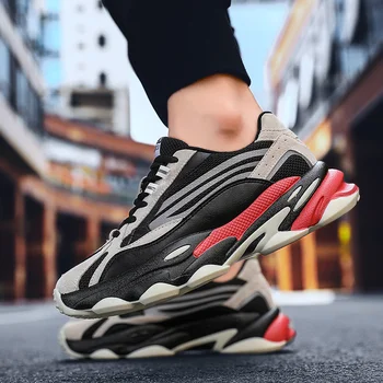 

Spring/Autumn Men Sport Footwear Breath Running Sneakers Mens Brand Sport Shoe Men Good Quality Men Athletic Footwear Size 39-44