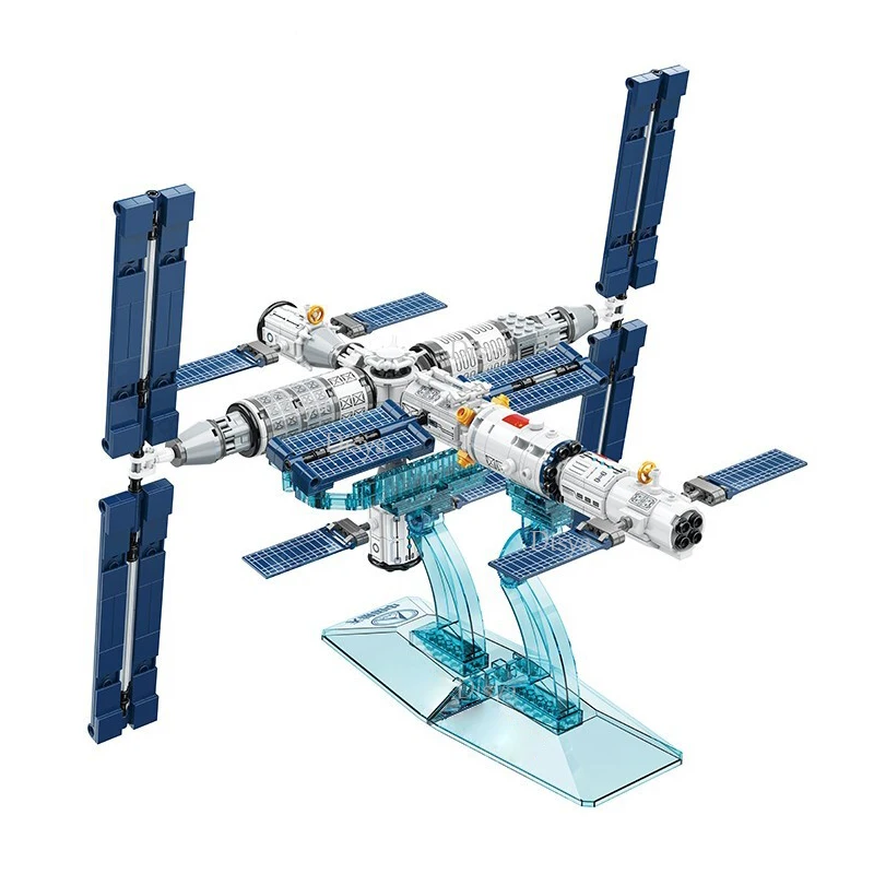 2021 Ideas Creator International Space Station Building Blocks Kit Bricks Classic Movie Model Kids Toys Boys Toy Children Gift
