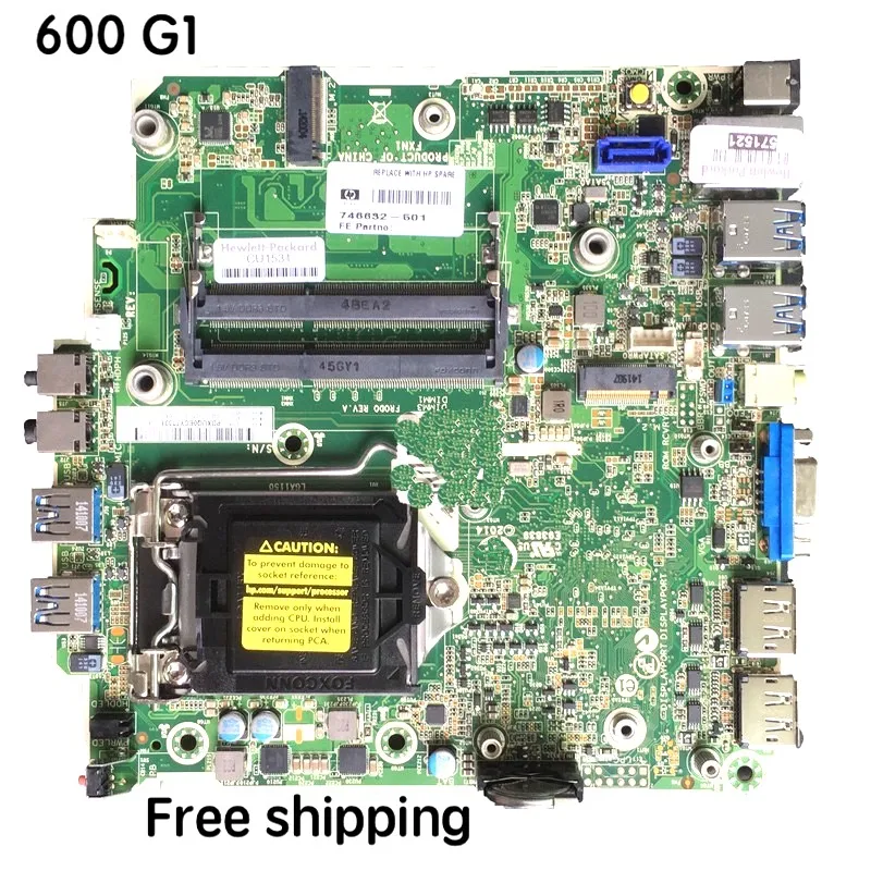 

746219-001 For HP ProDesk 600 G1 DM Motherboard 746632-501 746632-001 746632-601 Mainboard 100%tested fully work