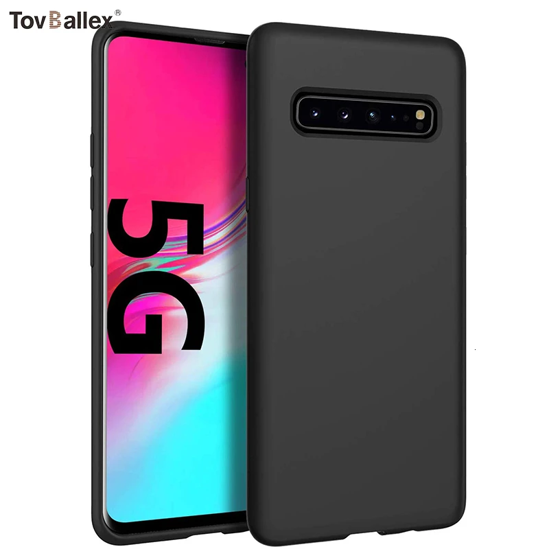 10 шт. чехол для телефона samsung Galaxy A750 Note 10 Pro 9 8 S10 5G S9 S8 Plus S10e тонкий мягкий тонкий гелевый резиновый жидкий силиконовый чехол