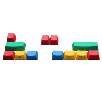 

10pcs Mechanical Keyboard RGBY Color PBT Keycap Set ALT SHIFT ESC Decorative Gaming Dyesub OEM Profile Durable Cover Thick