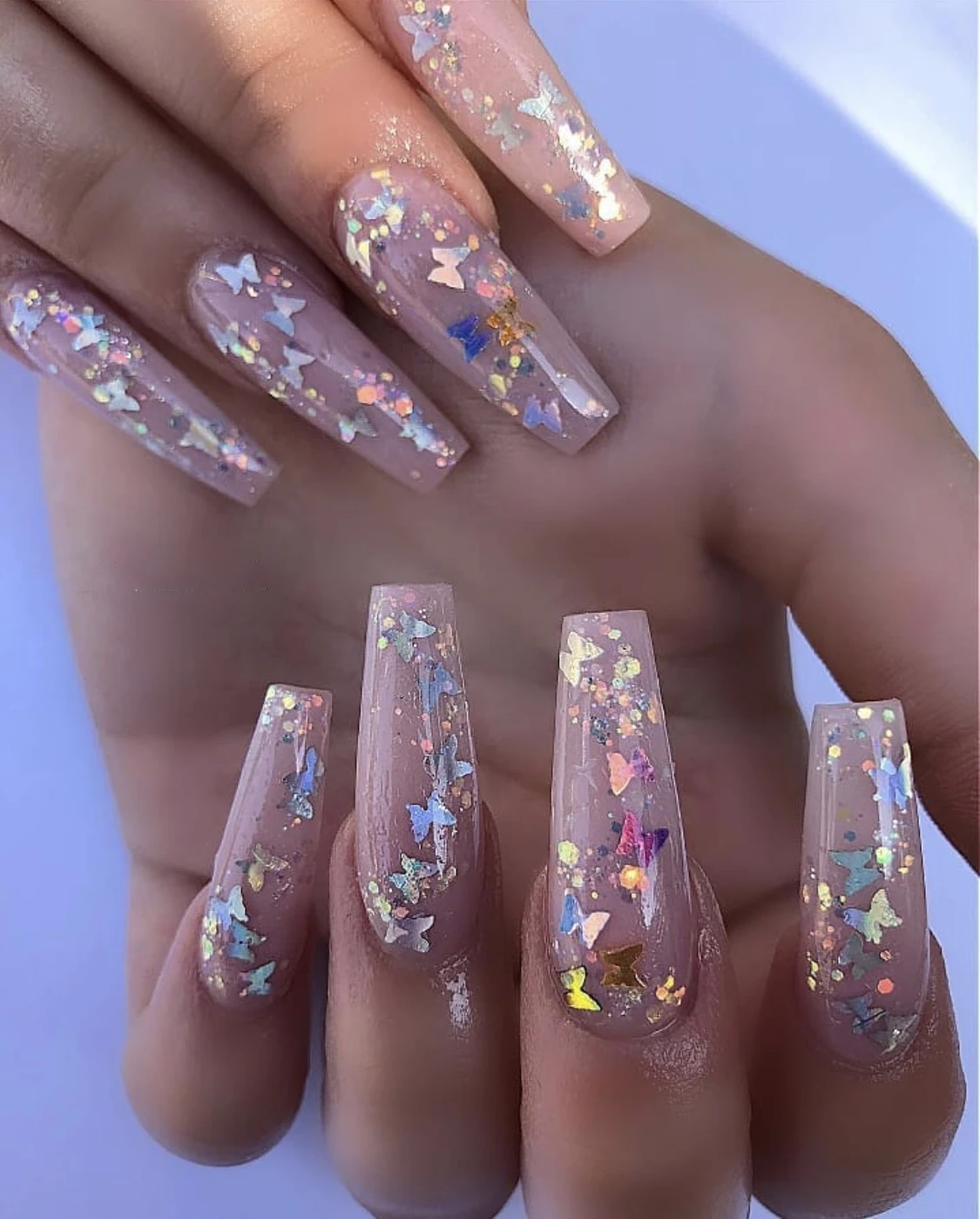 Маникюр аквариум