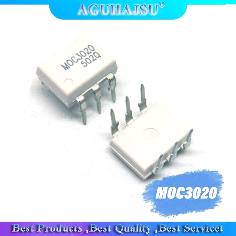 10PCS MOC3020 DIP6 DIP new Optocoupler isolator optocouplerIntegrated