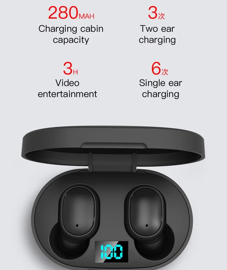 TWISTER. CK портативные беспроводные наушники TWS Bluetooth 5,0 гарнитура шумоподавление беруши с зарядной коробкой спортивные наушники