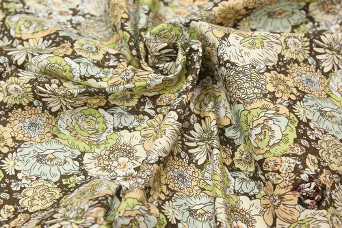 140x50 см 60s Хлопок Поплин Ткань с цветочным принтом ткань сделать детская одежда платье ткань мягкая украшения дома 150 г/м - Цвет: 4