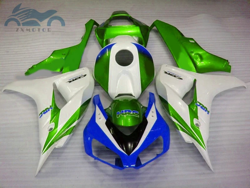 Пользовательские Инъекции обтекатель комплект Подходит для Honda CBR 1000RR 2006 2007 CBR1000RR 06 07 Белый Синий Зеленый обтекатель наборы кузова XY09
