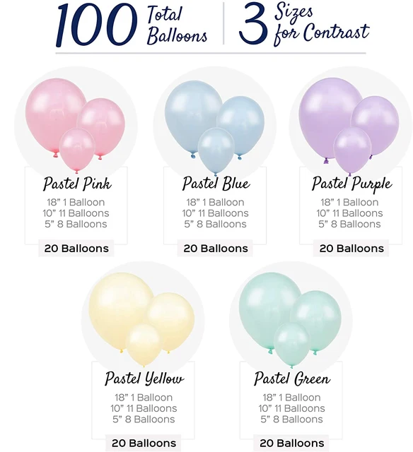 Ballon licorne pastel géant pour anniversaire