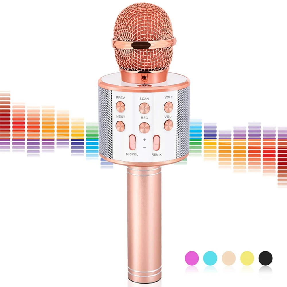 wireless bluetooth USB microphone professional condenser karaoke mic stand radio mikrofon studio recording studio Child's gift condenser microphone