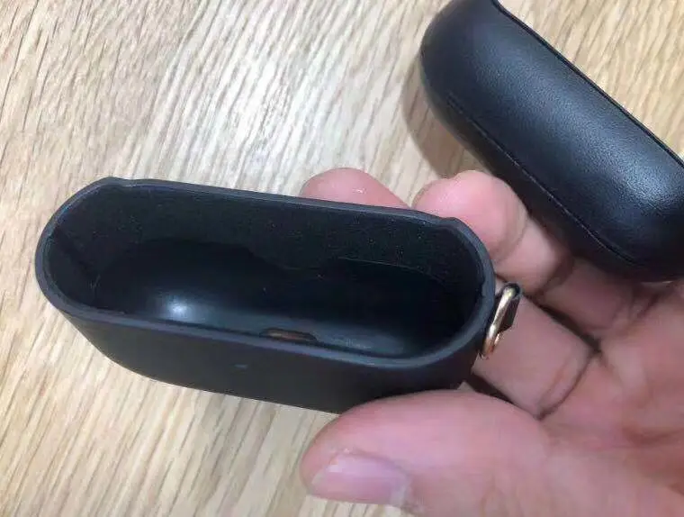 Leather Case Cover for Airpods Pro Luxury Protective Shell w Anti lost Buckle for Apple Air Pods Pro 3 headphone Earpuds Sleeve