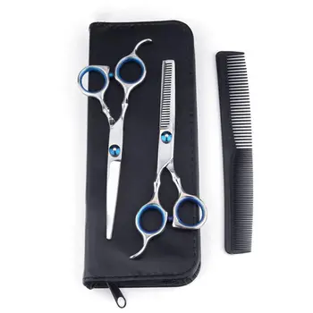 

1 Set of Hairdressing Tool Teeth Cut Scissors Barber Comb Hairdressing Scissors Hair Styling Tools for Salon