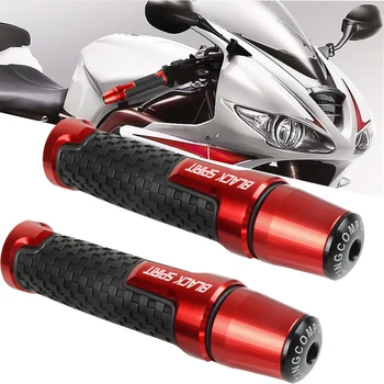

For Honda Black SpiRit High Quality Aluminum + plastic Motor handlebar grips end sets For Honda Black SpiRit 2014 2015 2016