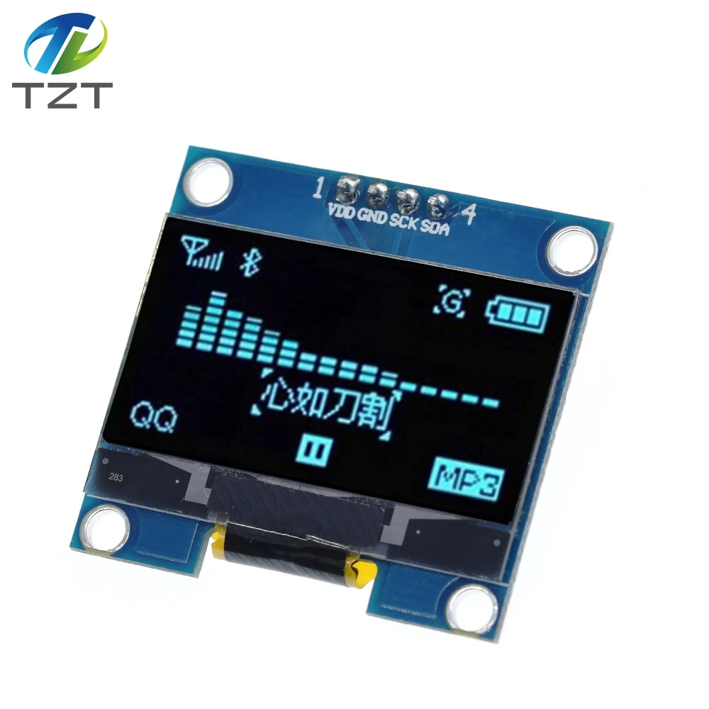 1,3 дюйма O светодиодный модуль белый/синий SPI/IIC IEC связь цвета 128X64 1,3 дюйма O светодиодный ЖК-дисплей светодиодный модуль 1," O светодиодный модуль - Цвет: blue no box