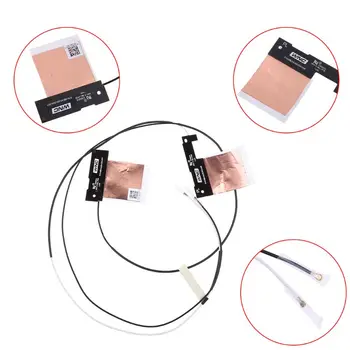 

1Pair NGFF M.2 Wireless IPEX MHF4 Antenna WiFi Cable Dual Band for In-tel AX200 9260 9560 8265 8260 7265 Laptop Tablet