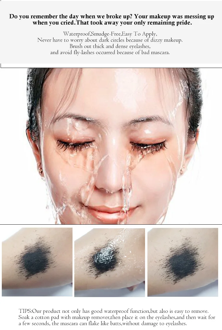 QIC Diamond Mascara Star Waterproof Rimel 4D Mascara For Eyelash Extension Black Thick Lengthening Eye Lashes Cosmetics