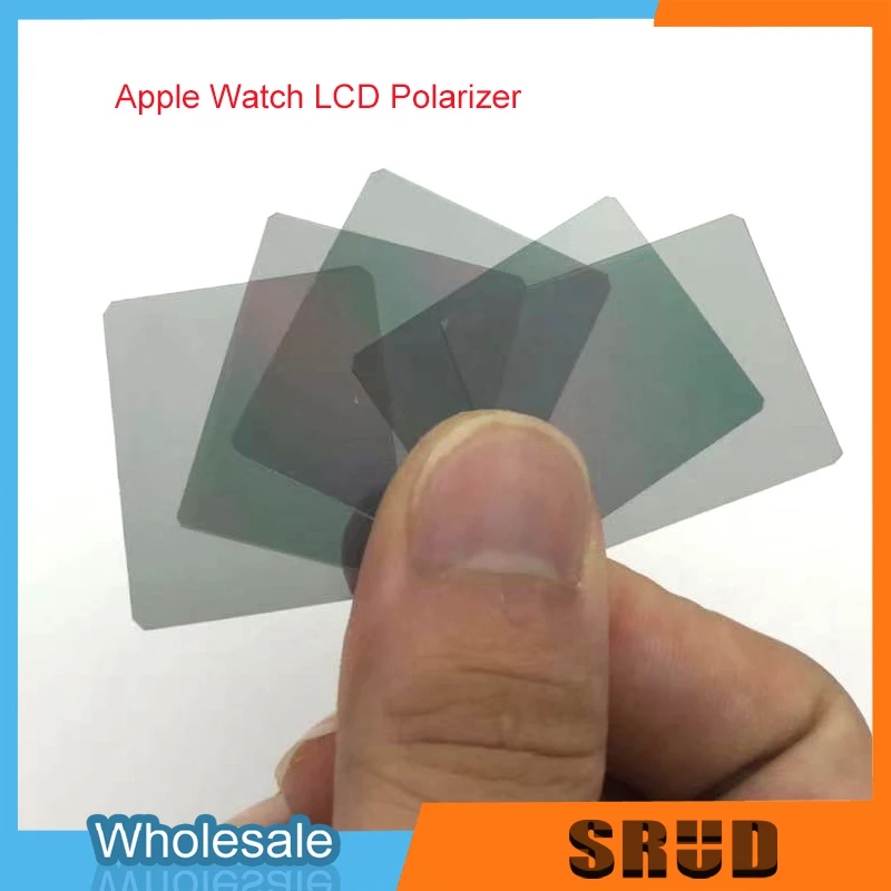

10Pcs/lot High quality for Apple watch series 1/2/3 Polarizer film 38mm/42mm replacement touch screen TP laminating repair