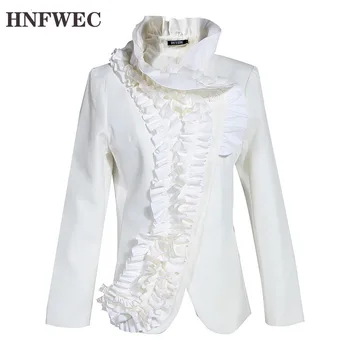 

Suit Jackets Female 2020 New Long-sleeved Autumn Europe Solid Color Women Jackets Slim Temperament Asymmetrical Tops F757