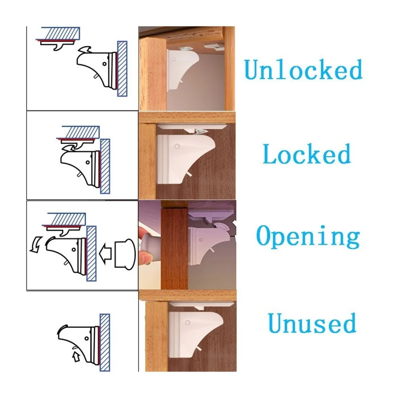Домашний защитный детский выдвижной ящик шкафа магнитный замок многофункциональный детский замок безопасности