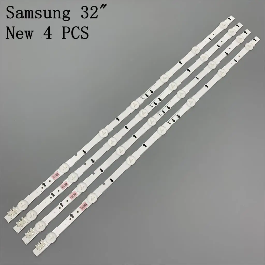 New-Original Kit 4 PCS 7LED 65CM LED strip for Samsung D4GE-320DC1-R1 R2 32H000 UE32H5570S UN32J5003AF BN96-30443A BN96-30442A