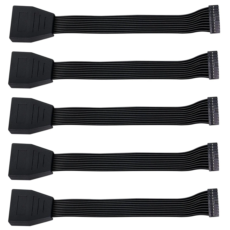 5 Pcs USB 3.0 Header Extension Cable,USB 3.0 19/20 Pin Male to Female Internal Extension Adapter(5.9 Inch) - ANKUX Tech Co., Ltd