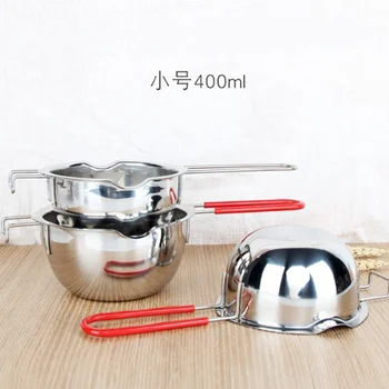 

Stainless Steel Chocolate Melting Pot Baking Pastry Tools Butter Cream Mixing Container Confectionery Cake Kitchen Accessories