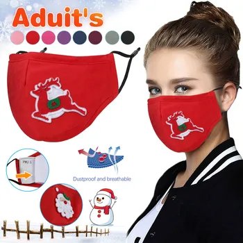 

Winter Motorcycle Mask Unisex 3D pattern thickened filter mask cotton can be washed and reused to keep warm Balaclava маска #K