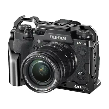 

x-t4 UURig C-XT4 Camera Cage for FUJIFILM X-T4 Camera Formfitting Full Cage W/ Shoe Mount Mutiful Thread Holes xt4 fujifilm