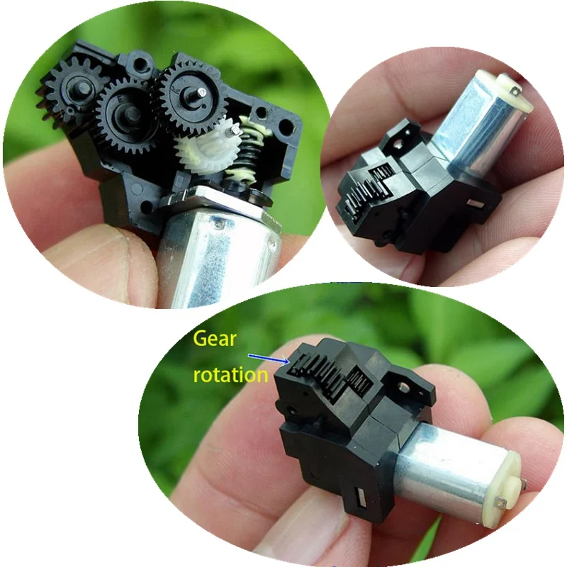 Точный мотор редуктор M20 1 шт. бесшумный высокая кручение DIY модель автомобиля